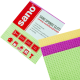 Set 3 lavete umede super absorbante cu burete, Sano, 18x20 cm